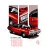En ole vanha, olen vintage-klassikkoauto, syntynyt vuonna 1988