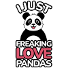 I love pandas