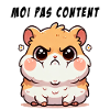Hamster "Moi pas content"