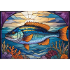 Stained Glass Fish Art