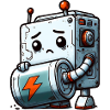 Pile Déchargée Pour Bot Robot