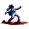 Red Planet Space Astronaut