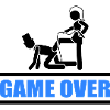 Bride and groom game over