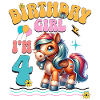 poney 4e anniversaire fille équitation
