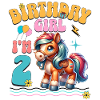 poney 2e anniversaire fille équitation
