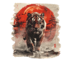80s Retro Japanese Tiger