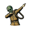 Dabbing Zombie Funny Dabbing Design
