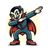 Dabbing Vampire Funny Dabbing Design