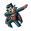 Dabbing Vampire Funny Dabbing Design