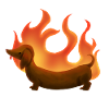 hot dog white
