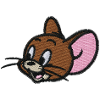 Tom & Jerry Jerry som broderidesign