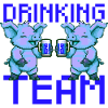 Pig Drinking Team Beer Party