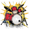 Cartoon Drums