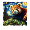 Panda roux Nuit étoilée