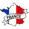 France - Flag - Map