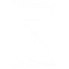 White Hourglass Skull
