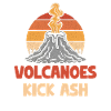 Volcanoes throw ash at volcanologist