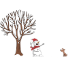 Snowman Illustration Gift