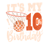 It's My 10th Birthday Basketball Player 10 Years