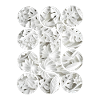 Abstract White Leaf Patterns