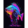 Big neon Fish