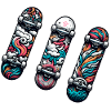 Three Skateboards, Fun Trio