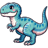 Kawaii Cute T-Rex