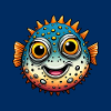 Drôle de poisson-globe rieur