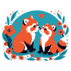 Red Panda Couple