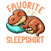 Official Funny Dinosaur Sleep Shirt