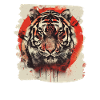 80s Retro Japanese Tiger