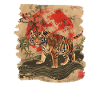 80s Retro Japanese Tiger
