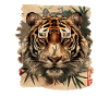80s Retro Japanese Tiger