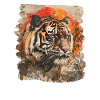 80s Retro Japanese Tiger