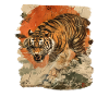 80s Retro Japanese Tiger