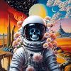 Astronaut Surreal Planet