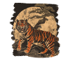 80s Retro Japanese Tiger
