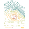 Slogen mountain contour lines