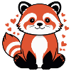 Panda roux sincère