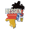 Hesse Germany State Map Souvenir