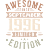 1996 Wrzesień Urodziny Urodzony Wrzesień 1996