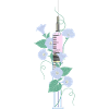 Pink Flower Syringe