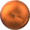 Sphère orange
