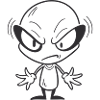 Grumpy Alien