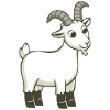 Goat - Cute Cartoon Goat