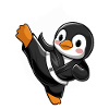 Ninja Penguin Maître de Karaté