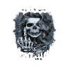 Evil Old Woman Skull