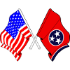 Drapeau États-Unis Tennessee
