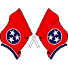 Deux drapeaux du Tennessee
