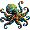 Octopus van Gogh